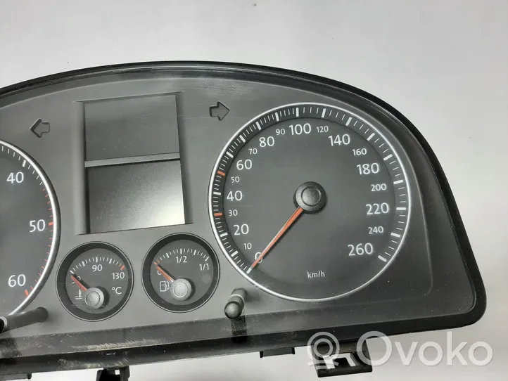 Volkswagen Touran I Speedometer (instrument cluster) 1T0920850G