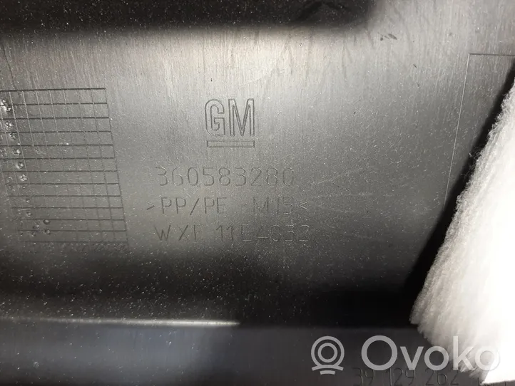 Opel Insignia B Rivestimento di protezione sottoporta del bagagliaio/baule 360583280