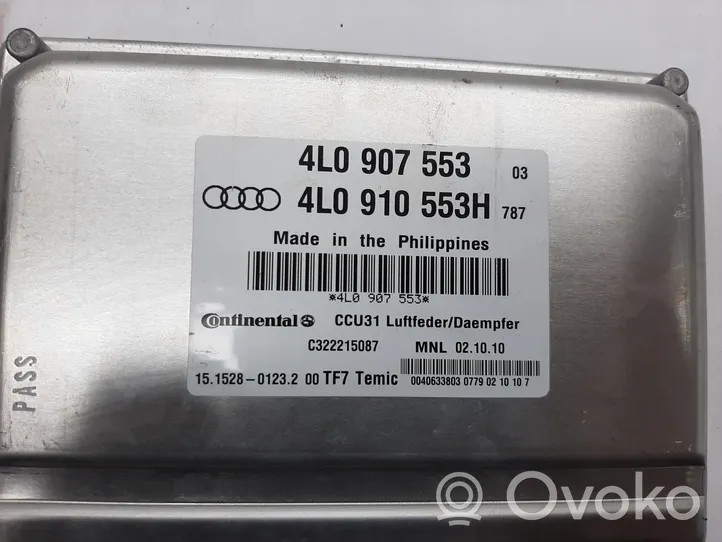 Audi Q7 4L Oro pakabos valdymo blokas (galinės) 4L0907553