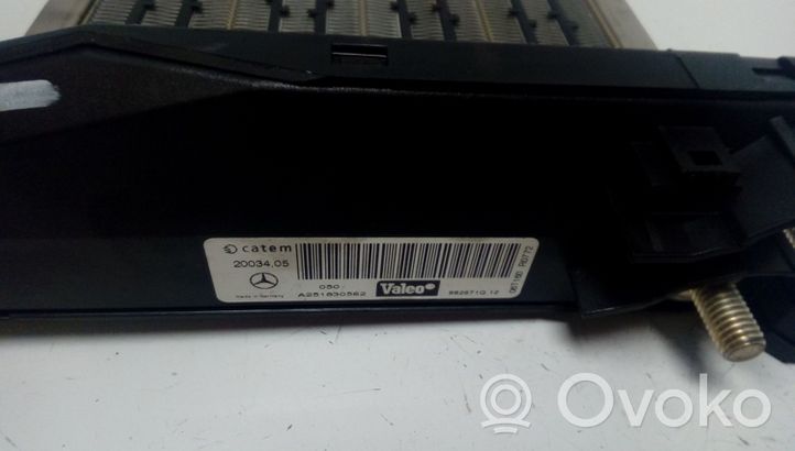 Mercedes-Benz ML W164 Grzałka nagrzewnicy A251830562