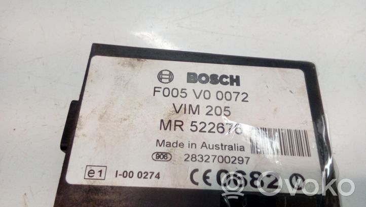 Mitsubishi Carisma Unidad de control/módulo inmovilizadora F005V00072