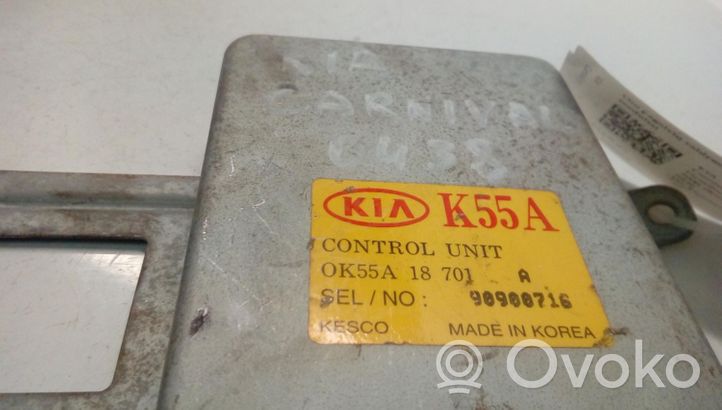 KIA Carnival Unidad de control/módulo del Airbag OK55A18701A