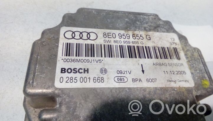 Audi A4 S4 B7 8E 8H Centralina/modulo airbag 8E0959655G