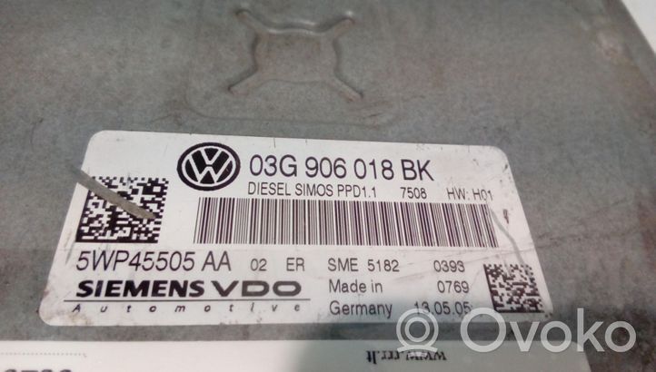 Volkswagen PASSAT B6 Sterownik / Moduł ECU 03G906018BK