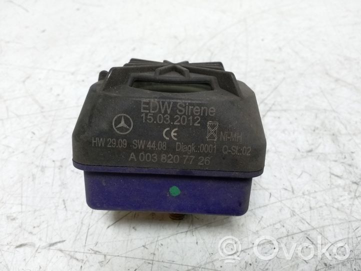 Mercedes-Benz E W212 Allarme antifurto A0038207726