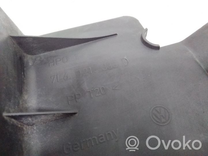 Volkswagen Touareg I Déflecteur d'air de radiateur de refroidissement 7L6121333D