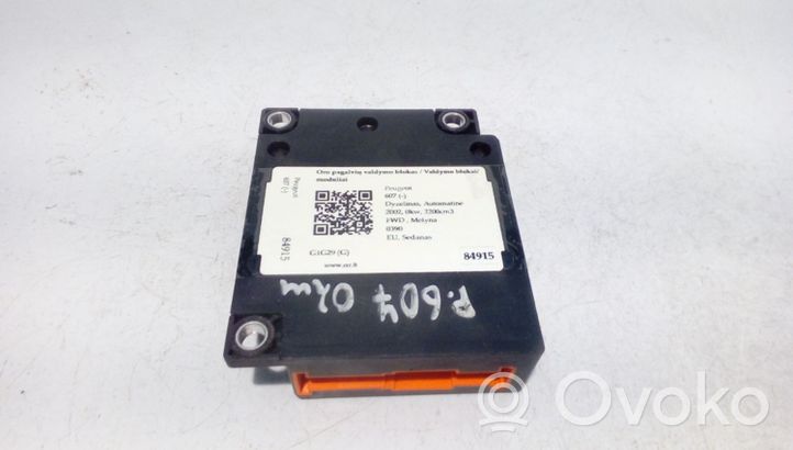 Peugeot 607 Module de contrôle airbag 9643869780