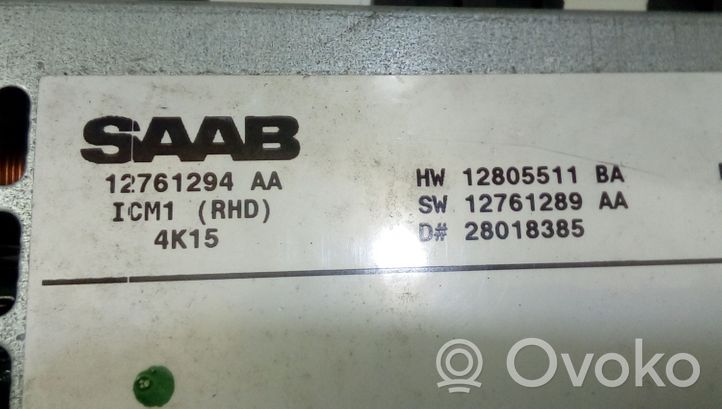 Saab 9-3 Ver1 Radio/CD/DVD/GPS-pääyksikkö 12761294