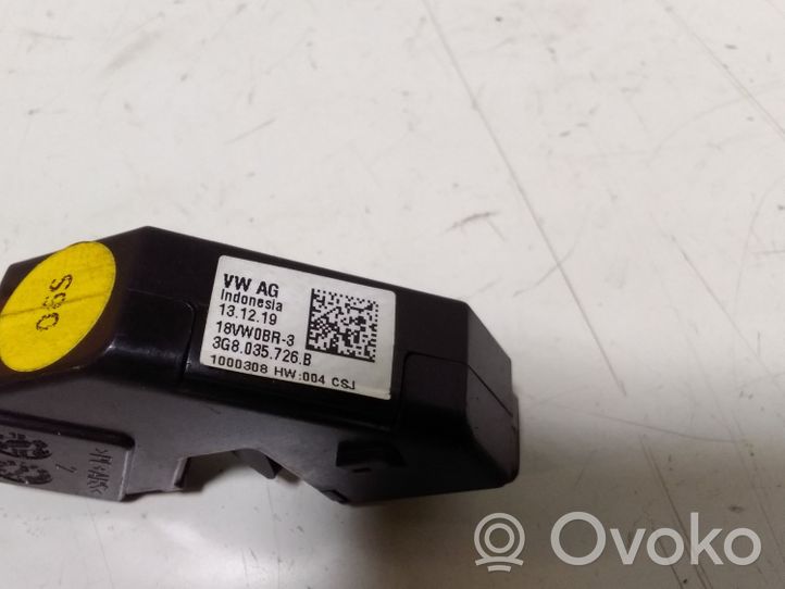 Volkswagen PASSAT B8 Connecteur/prise USB 3G8035726B