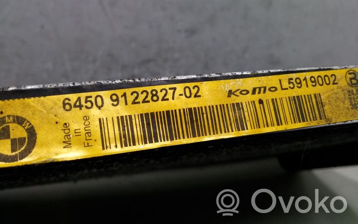 BMW 5 E60 E61 Oro kondicionieriaus radiatorius aušinimo 6450912282702