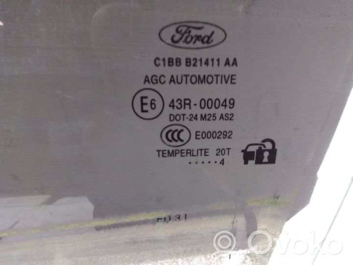 Ford Fiesta Front door window/glass (coupe) C1BBB21411AA