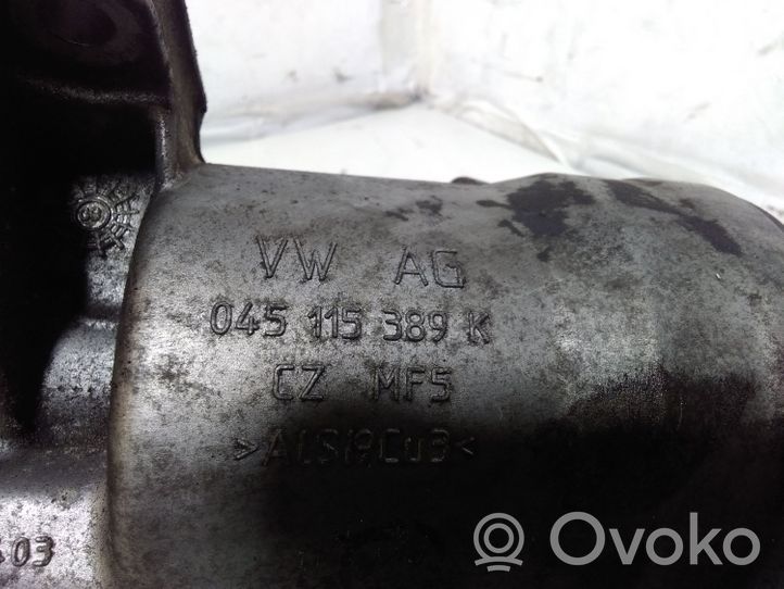 Volkswagen Golf VI Mocowanie / uchwyt filtra oleju 045115389K