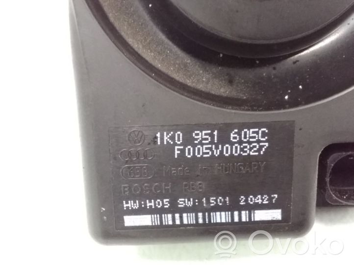 Volkswagen Sharan Alarmes antivol sirène 1K0951605C