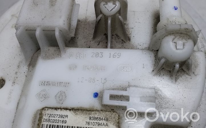 Opel Vivaro In-tank fuel pump 0580203169