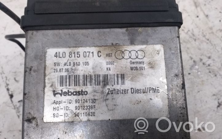 Audi Q7 4L Pre riscaldatore ausiliario (Webasto) 4L0815071C