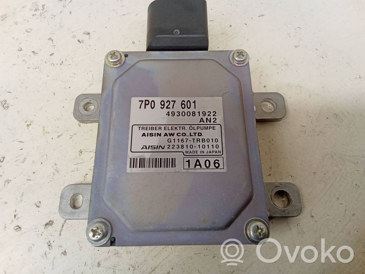 Volkswagen Touareg II Sterownik / Moduł zawieszenia pneumatycznego 7P0927601