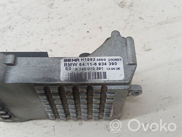 BMW 7 E65 E66 Résistance moteur de ventilateur de chauffage 6934390