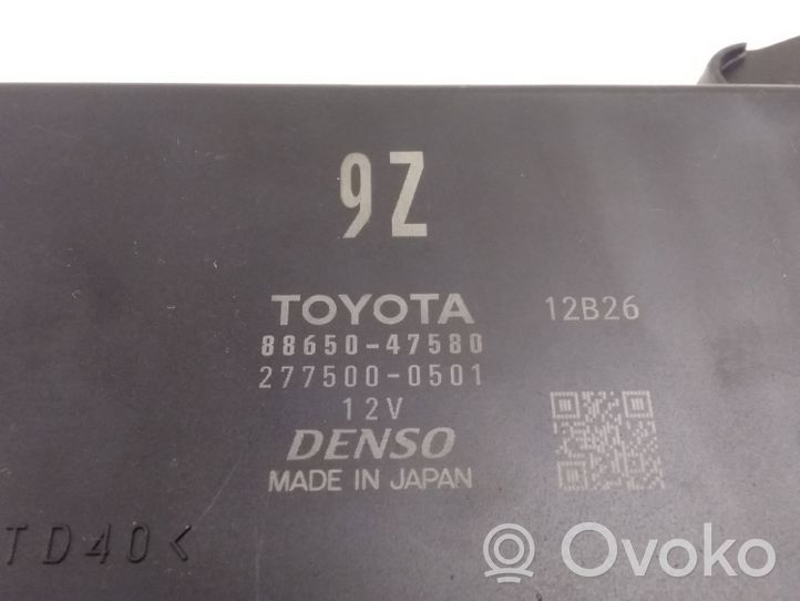 Toyota Prius (XW50) Unité de contrôle climatisation / chauffage 8865047580