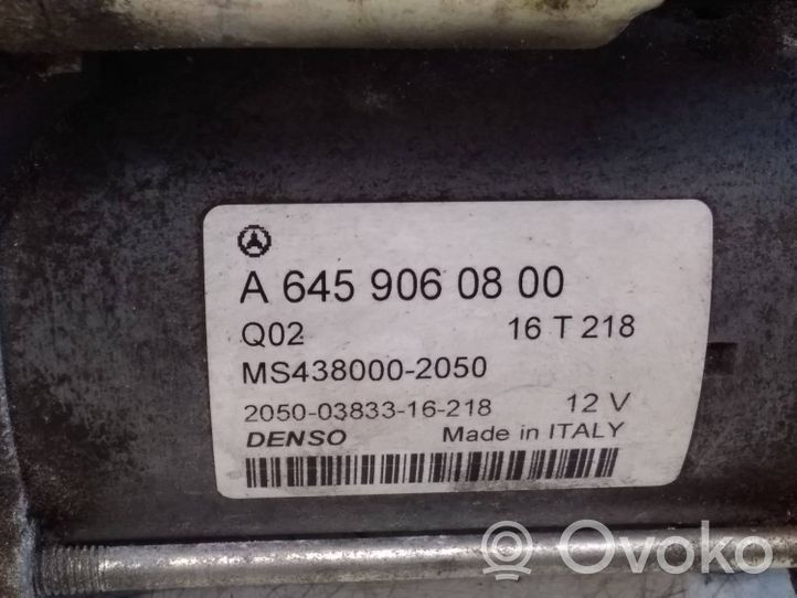 Mercedes-Benz GLA W156 Motor de arranque A6459060800