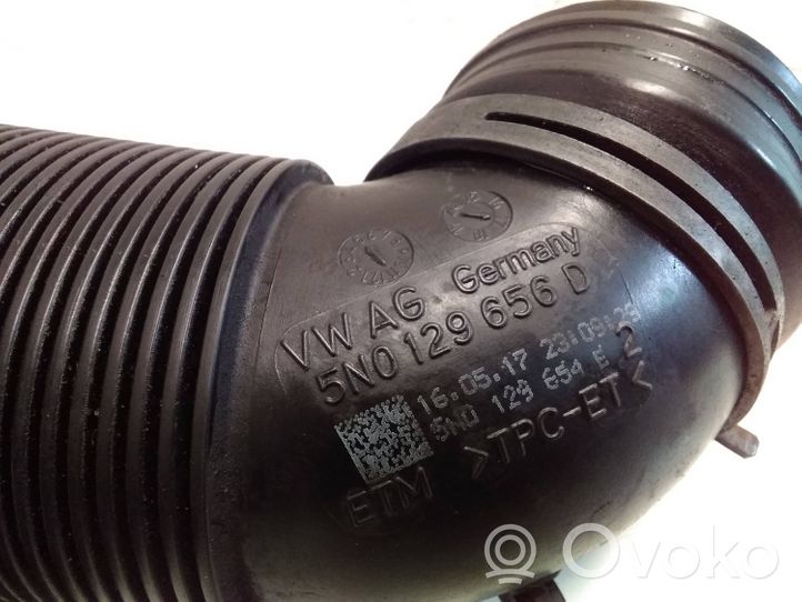Volkswagen Sharan Air intake hose/pipe 5N0129656D