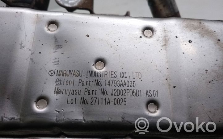 Subaru Outback Refroidisseur de vanne EGR 14793AA030