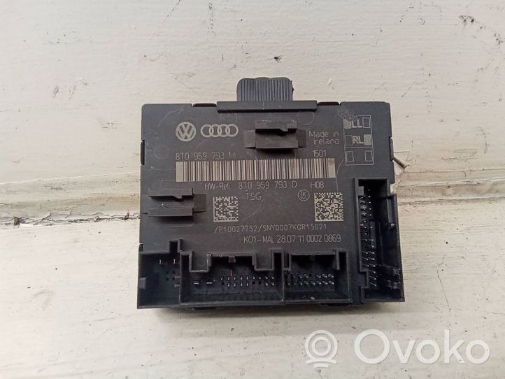 Audi A5 8T 8F Durų elektronikos valdymo blokas 8T0959793M