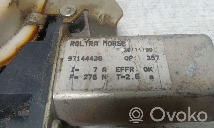 Opel Frontera B Mécanisme de lève-vitre avec moteur 97144436