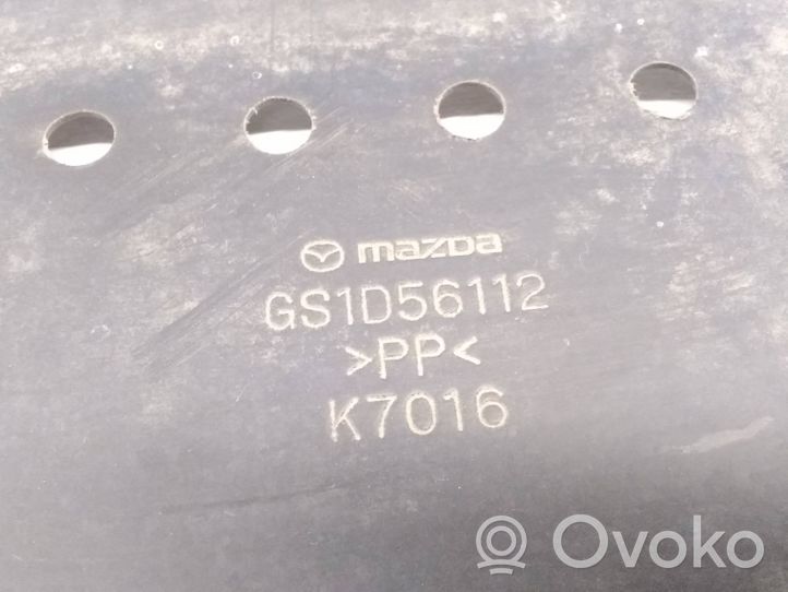 Mazda 6 Cache de protection inférieur de pare-chocs avant GS1D56112