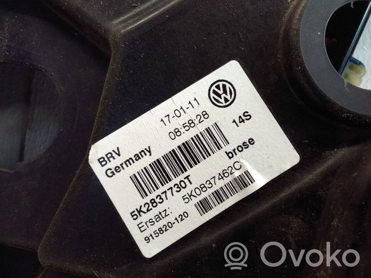 Volkswagen Golf VI Elektryczny podnośnik szyby drzwi przednich 5K2837730T