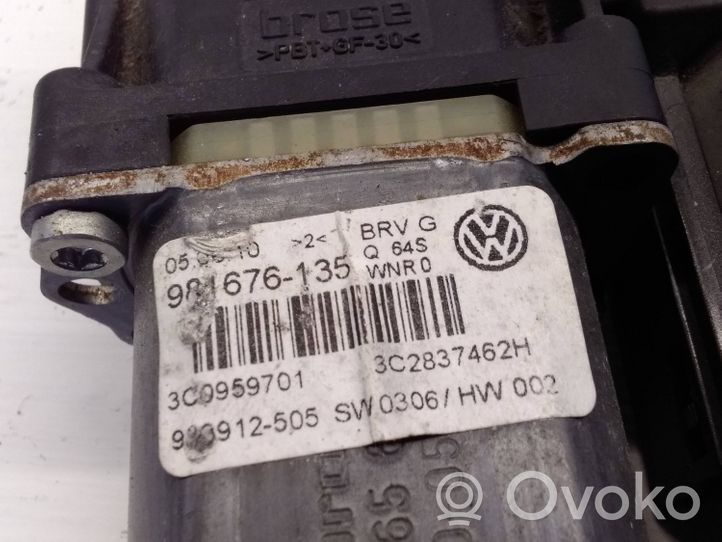 Volkswagen PASSAT B6 Silniczek podnośnika szyby drzwi przednich 3C0959701