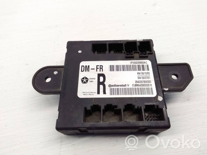 Dodge Grand Caravan Oven ohjainlaite/moduuli P05026860AC