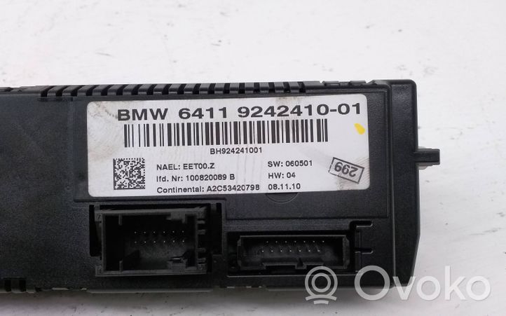 BMW X1 E84 Panel klimatyzacji 9242410