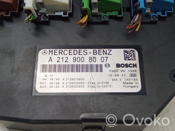 Mercedes-Benz C W204 Modulo fusibile A2129008007