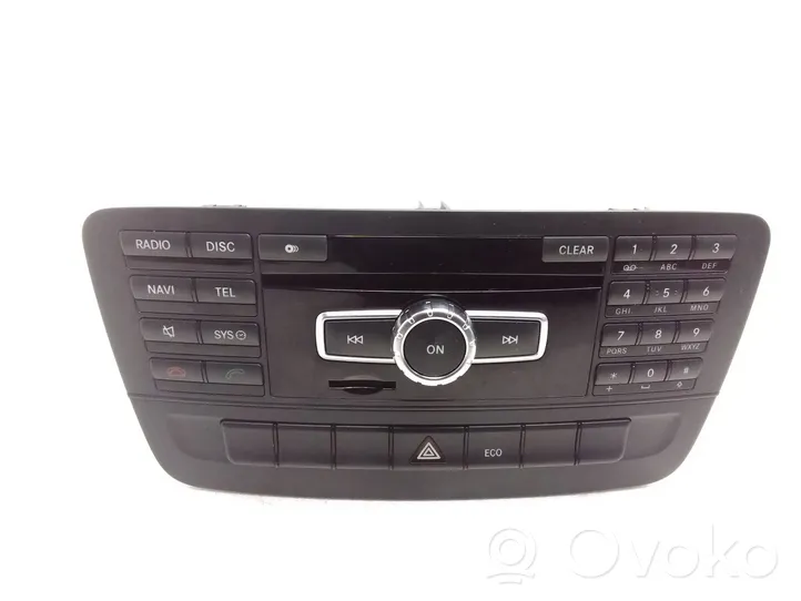 Mercedes-Benz B W246 W242 Radio/CD/DVD/GPS-pääyksikkö A2469000206