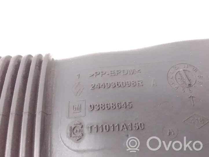 Opel Vivaro Air intake duct part 244936098R