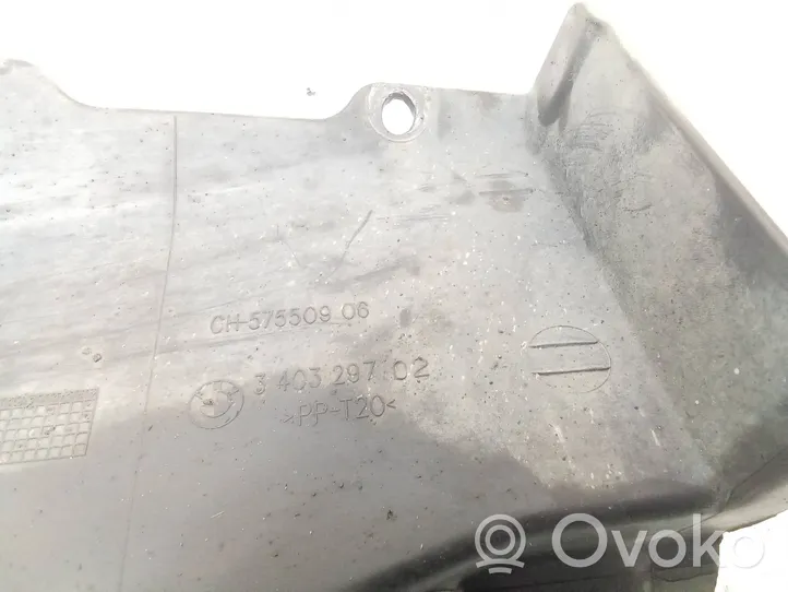 BMW X3 E83 Copertura/vassoio sottoscocca anteriore 340329702