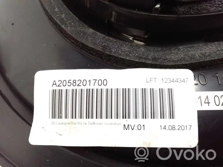 Mercedes-Benz GLC C253 Subwoofer-bassokaiutin A2058201700