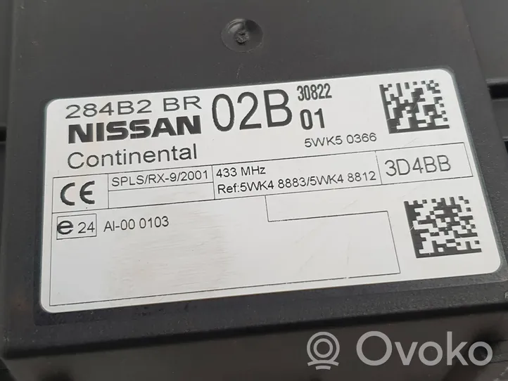 Nissan Qashqai+2 Moduł / Sterownik komfortu 284B2BR02B