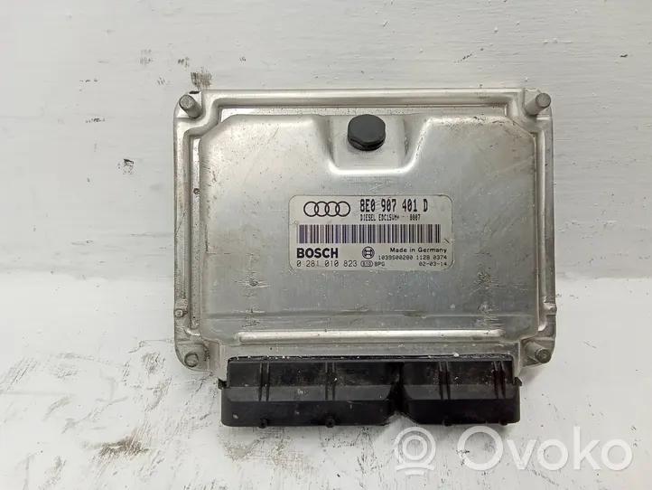 Audi A4 S4 B6 8E 8H Variklio valdymo blokas 8E0907401D