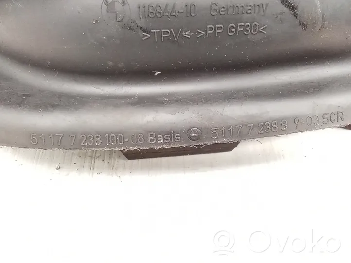 BMW 3 F30 F35 F31 Bouchon, volet de trappe de réservoir à carburant 7238100