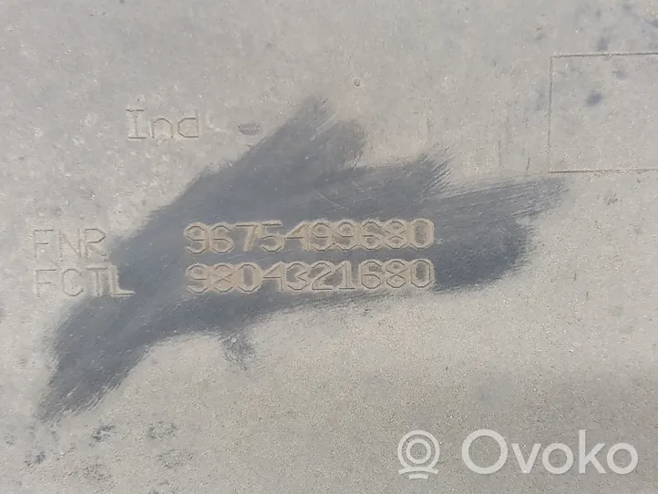 Citroen C4 Grand Picasso Osłona tylna podwozia pod bagażnik 9675499680