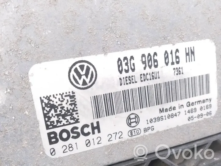 Volkswagen Caddy Sterownik / Moduł ECU 03G906016HN