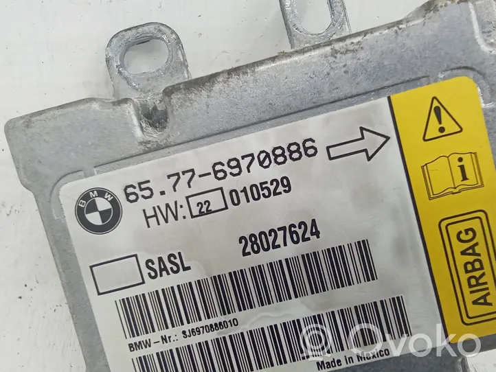 BMW 7 E65 E66 Module de contrôle airbag 6970886