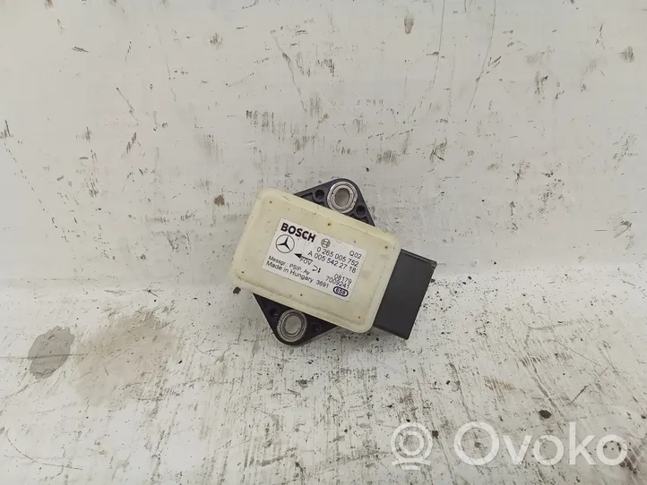 Mercedes-Benz CLS C219 ESP acceleration yaw rate sensor A0055422718