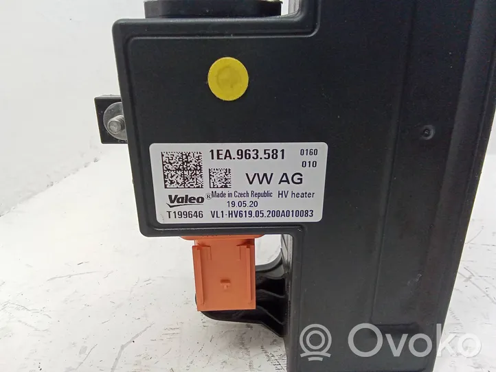 Volkswagen ID.3 Electric cabin heater radiator 1EA963581