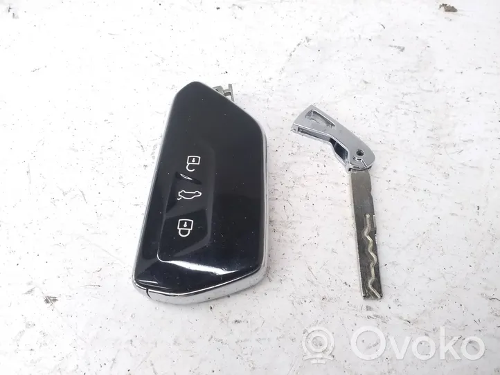 Volkswagen ID.3 Aizdedzes atslēga / karte 