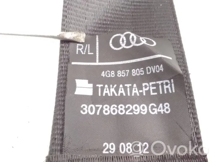 Audi A7 S7 4G Takaistuimen turvavyö 4G8857805