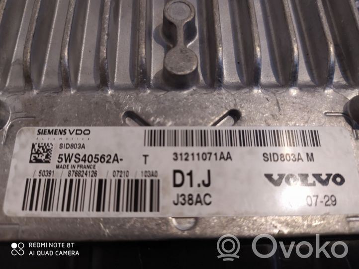 Volvo S40 Calculateur moteur ECU 5WS40562AT