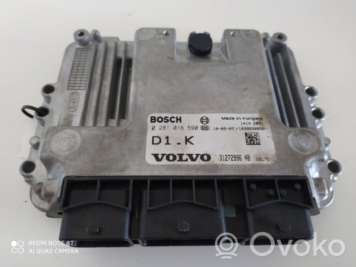 Volvo V50 Calculateur moteur ECU 0281016590