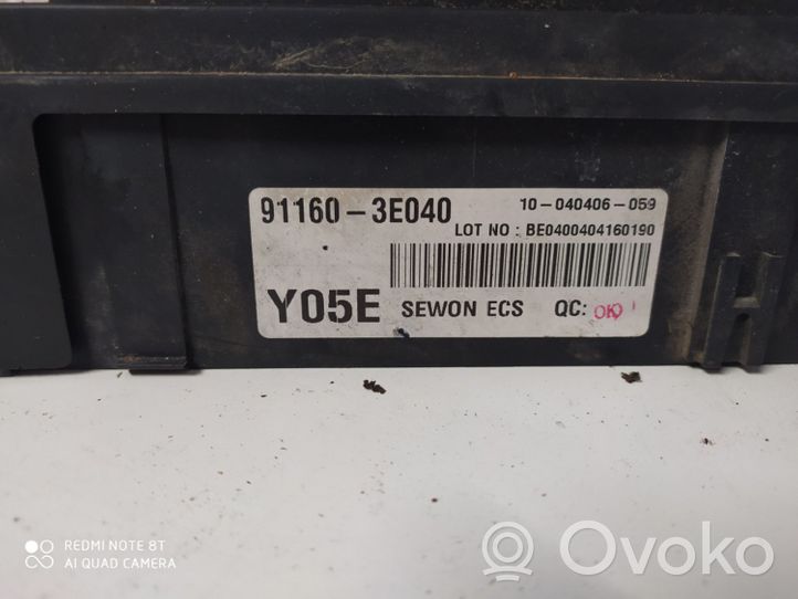 KIA Sorento Module de fusibles 911603E040